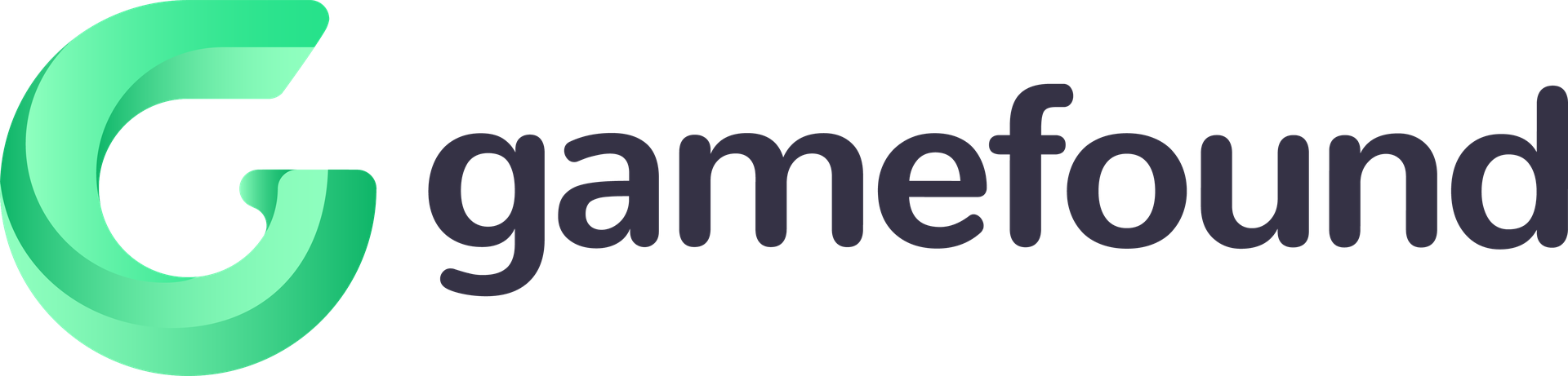 Gamefound green and brown logo