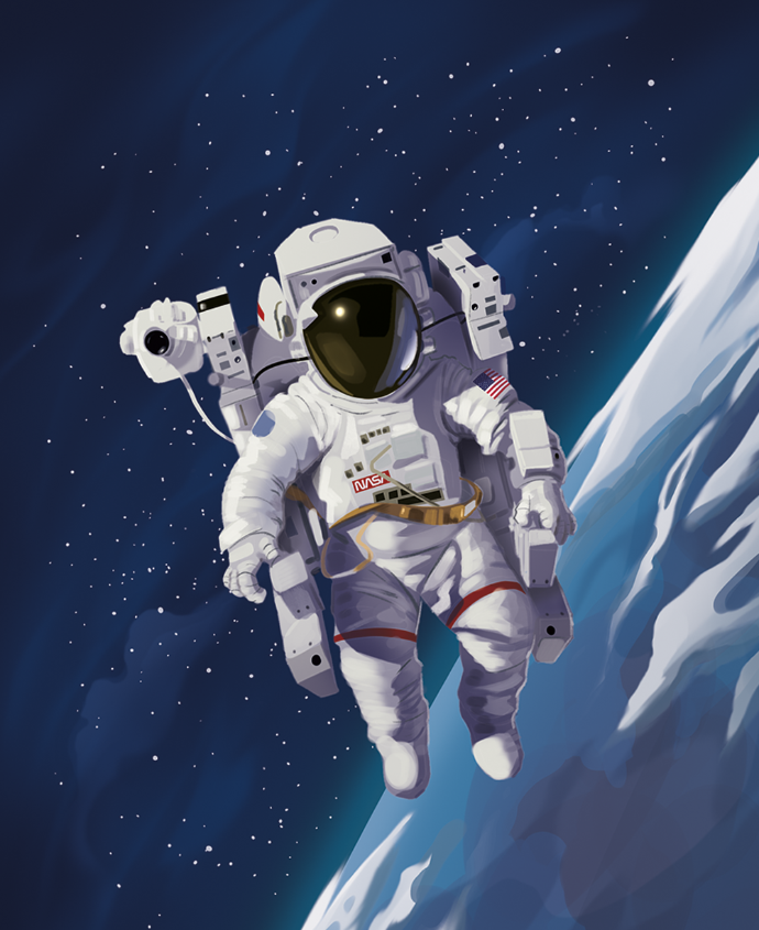 Astronaute illustration